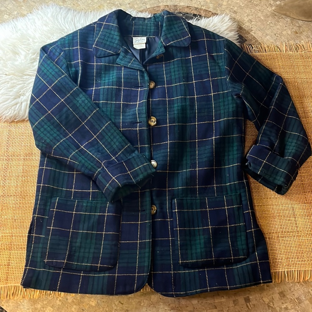 90s Plaid Blazer